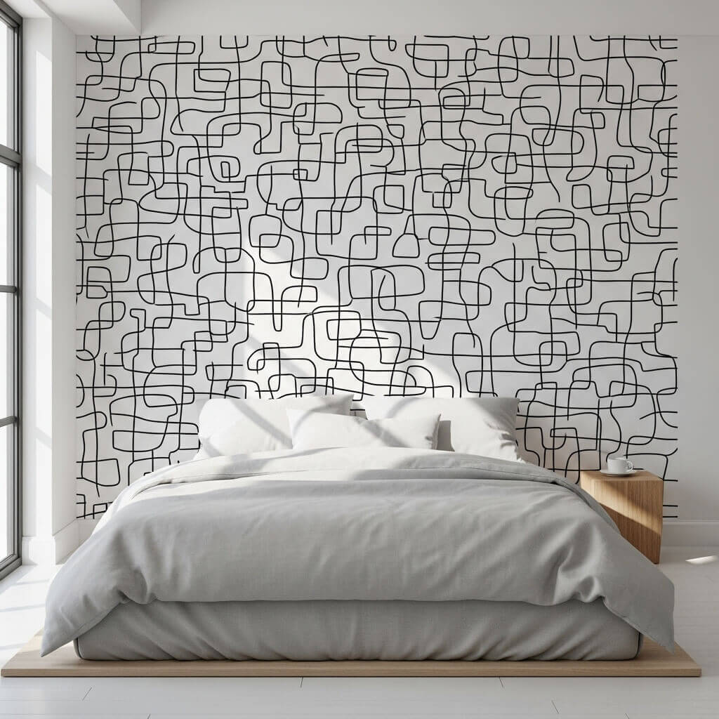 20 Black and White Wallpaper Bedroom Decor Ideas for a Stylish Space