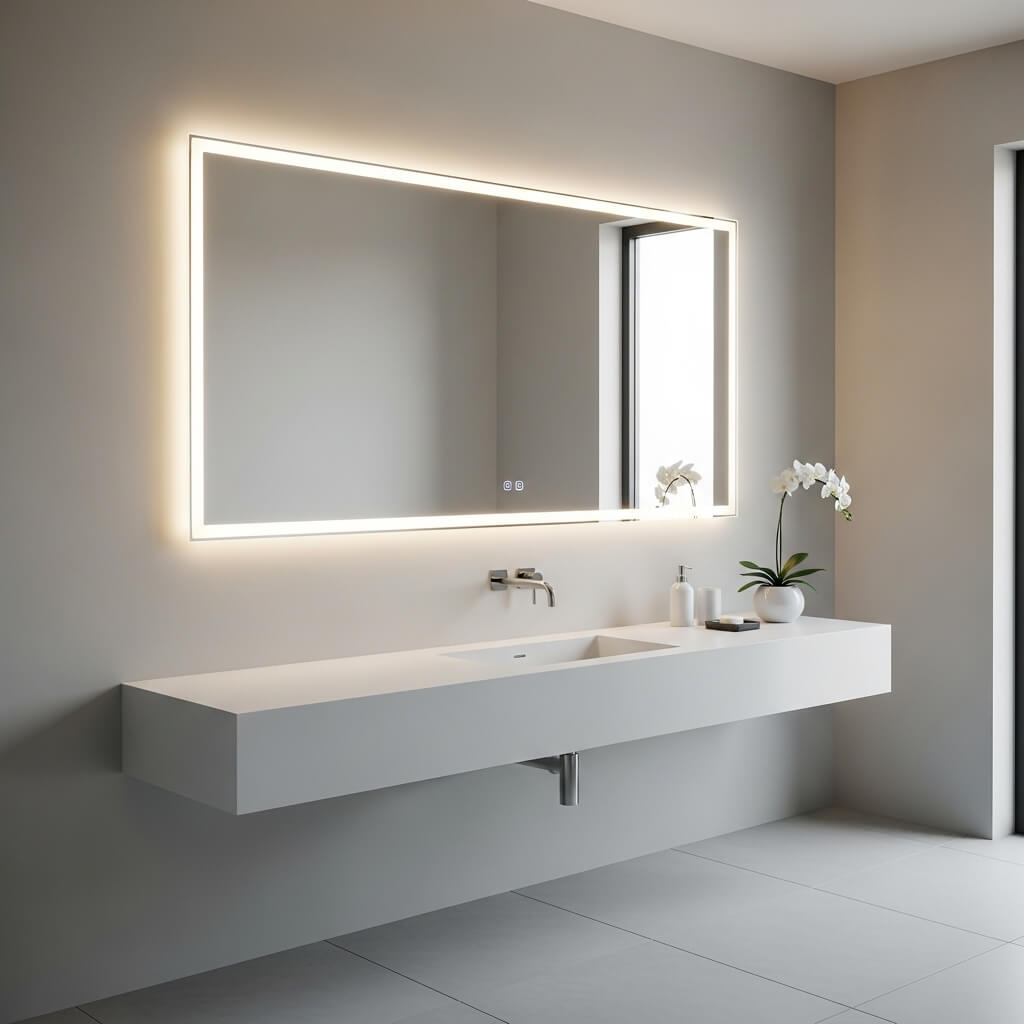 18 Bathroom Mirror Ideas With Lights for a Modern & Stylish Space