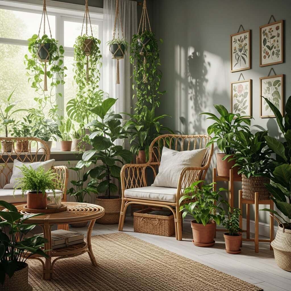 20 Botanical Garden Room Decor Ideas to Bring Nature Indoors