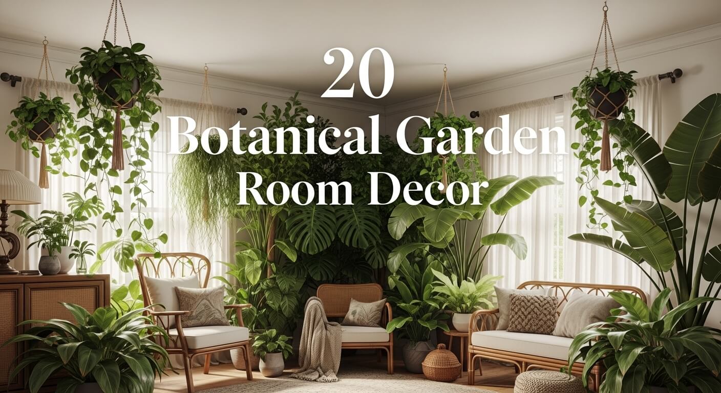 20 Botanical Garden Room Decor Ideas to Bring Nature Indoors