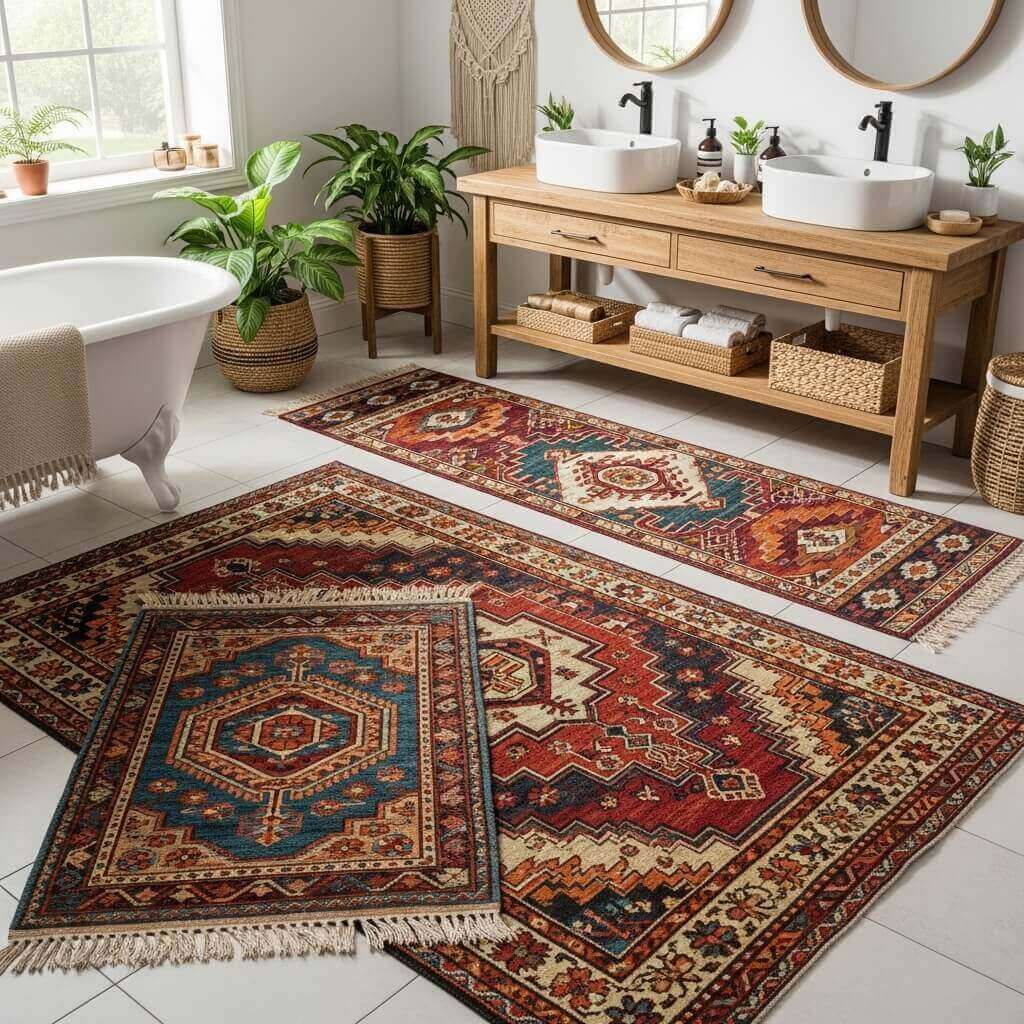 20 Maximalist Boho Bathroom Decor Ideas for a Vibrant and Stylish Space