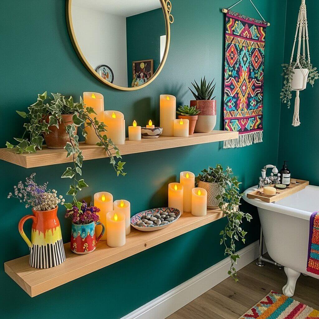 20 Maximalist Boho Bathroom Decor Ideas for a Vibrant and Stylish Space