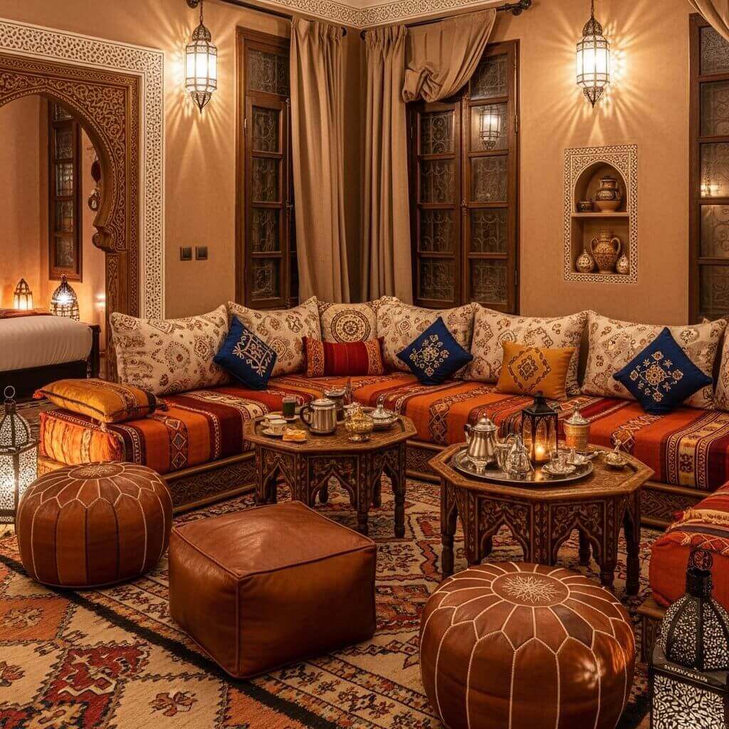 20 Moroccan Style Interior Design Bedroom Ideas for a Warm and Exotic Space
