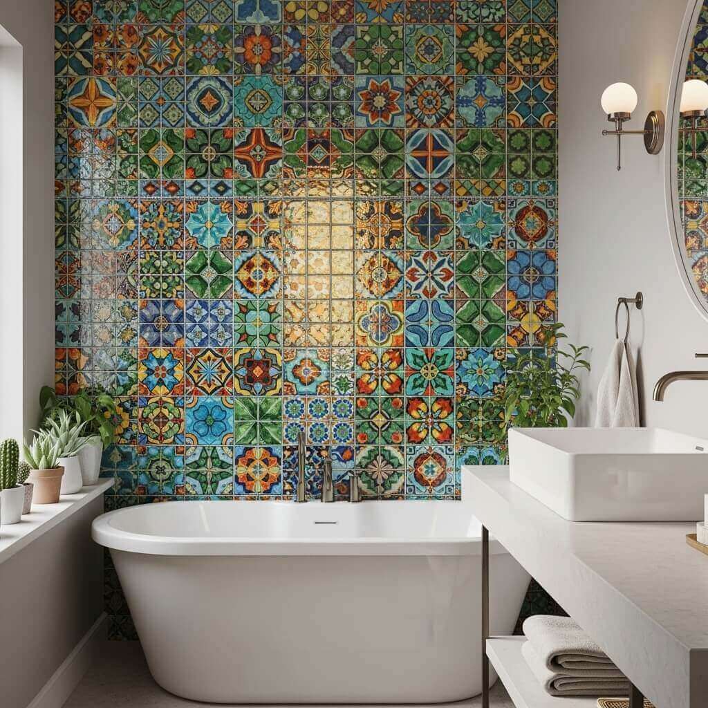 20 Maximalist Boho Bathroom Decor Ideas for a Vibrant and Stylish Space