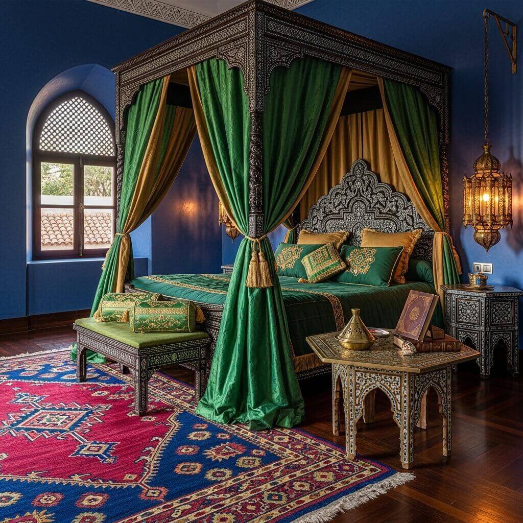 20 Moroccan Style Interior Design Bedroom Ideas for a Warm and Exotic Space