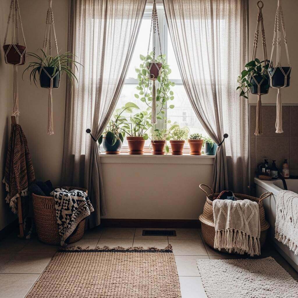 20 Maximalist Boho Bathroom Decor Ideas for a Vibrant and Stylish Space