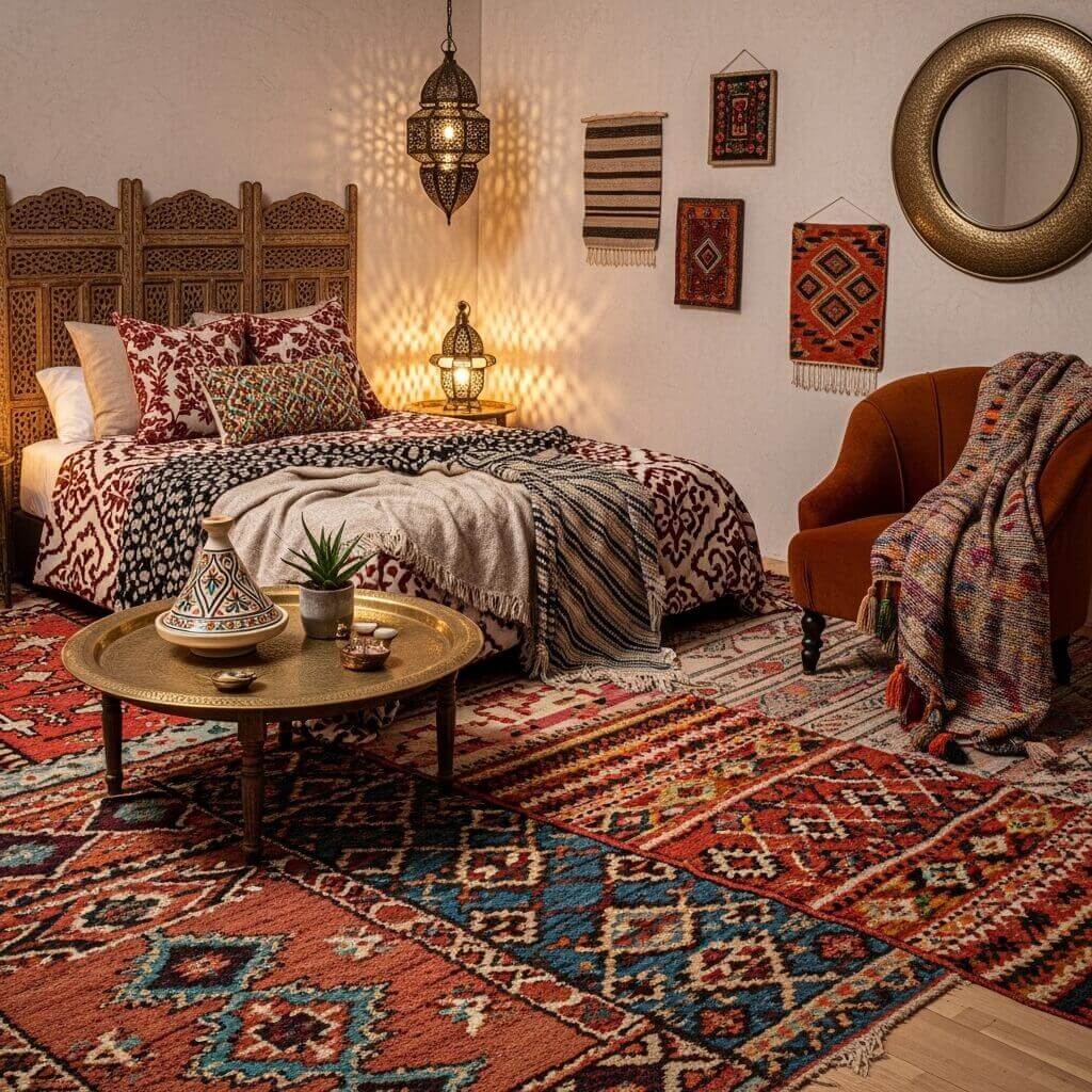 20 Moroccan Style Interior Design Bedroom Ideas for a Warm and Exotic Space