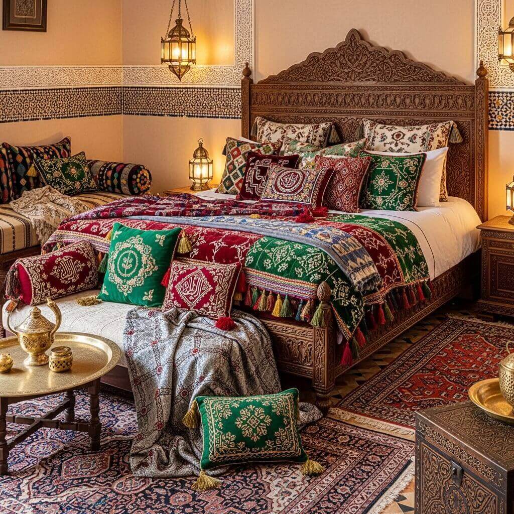 20 Moroccan Style Interior Design Bedroom Ideas for a Warm and Exotic Space