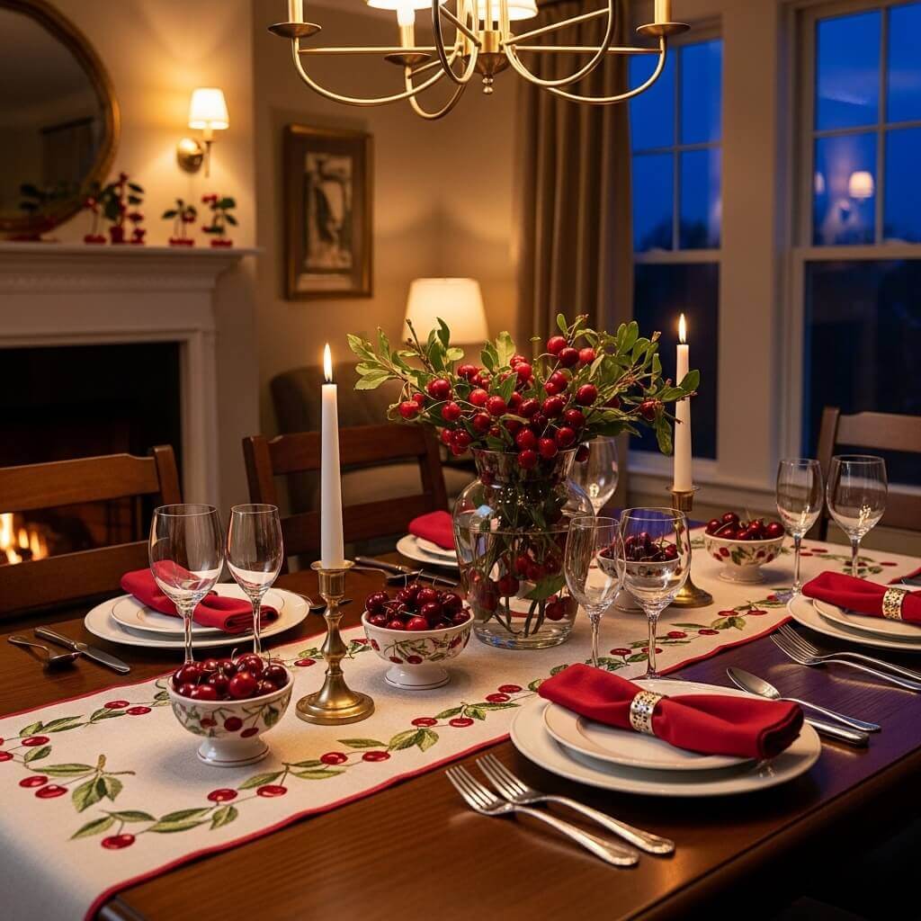 20 Cherry Home Decor Ideas to Create a Warm and Elegant Space