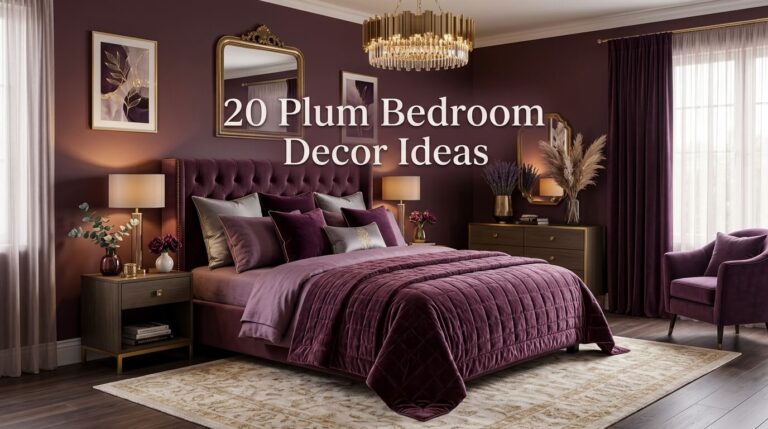 20 Plum Bedroom Decor Ideas to Create a Luxurious and Cozy Retreat