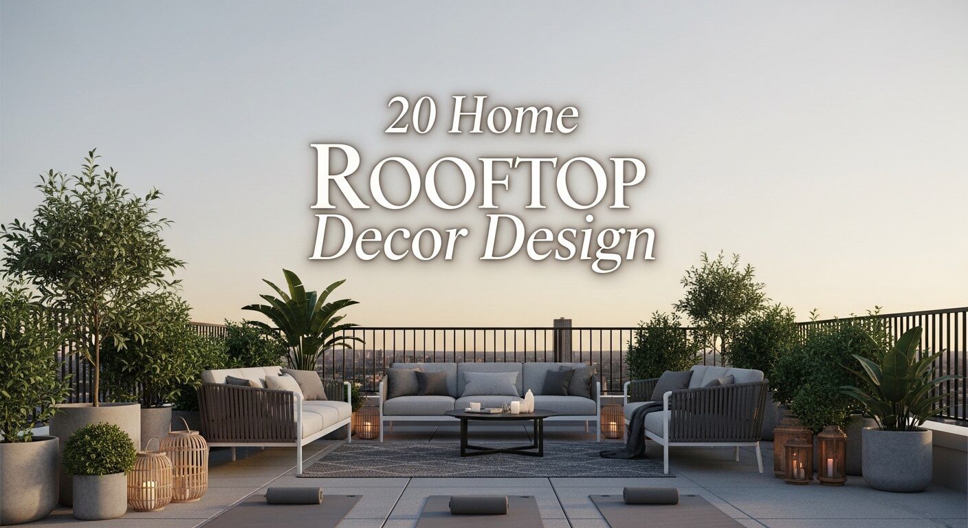 20 Home Rooftop Decor Design Ideas for a Stylish Outdoor Retreat