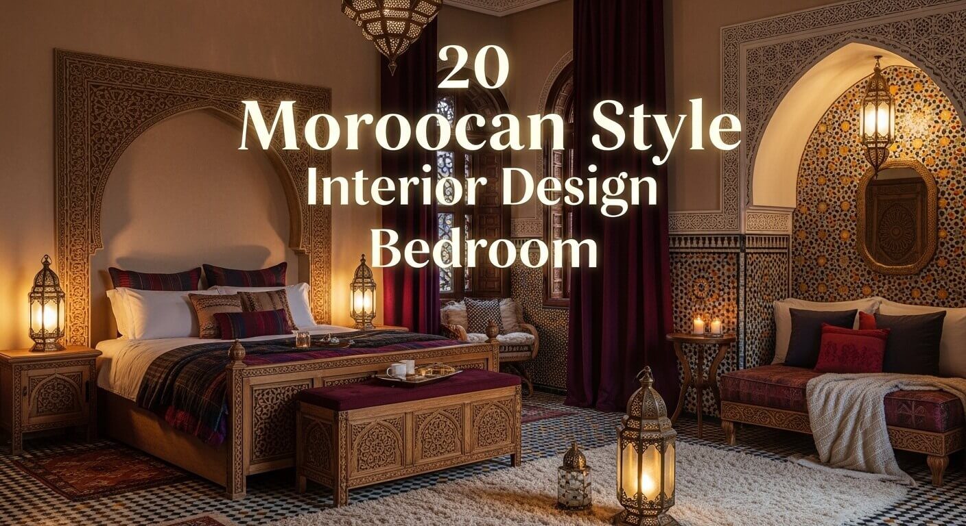 20 Moroccan Style Interior Design Bedroom Ideas for a Warm and Exotic Space