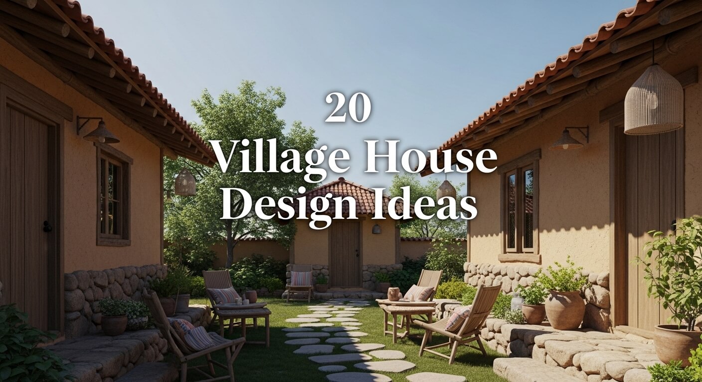 20 Beautiful Village House Design Ideas for a Simple and Charming Lifestyle