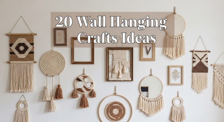 20 Wall Hanging Crafts Ideas to Elevate Your Home Decor