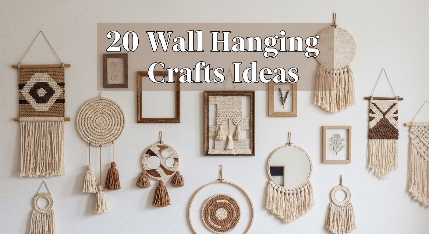 20 Wall Hanging Crafts Ideas to Elevate Your Home Decor
