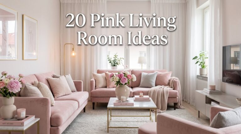 20 Pink Living Room Ideas to Transform Your Space into a Stylish Haven