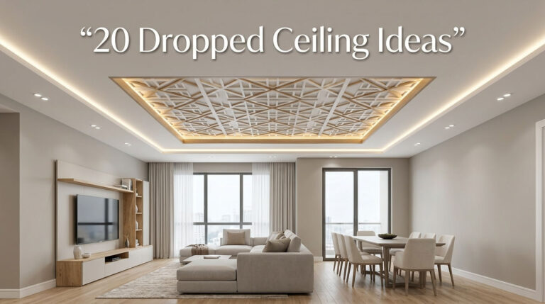 20 Dropped Ceiling Ideas to Transform Your Home Interior